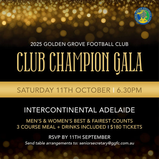 2025 Club Champion Gala