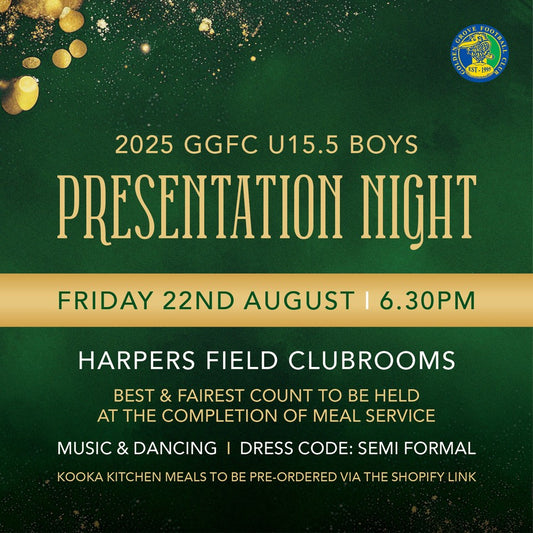 U15.5 Boys Presentation Dinner