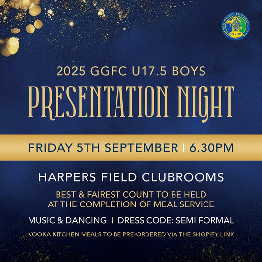 U17.5 Boys Presentation Dinner