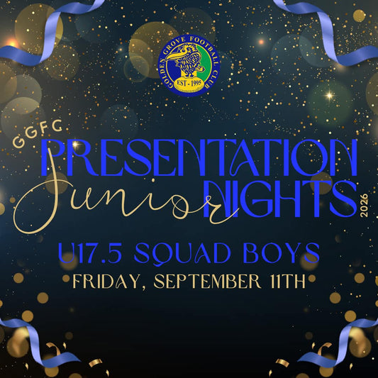 2026 U17.5 Boys Presentation Dinner