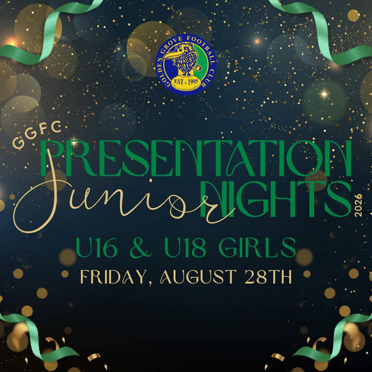 2026 U16 & U18 Girls Presentation Dinner